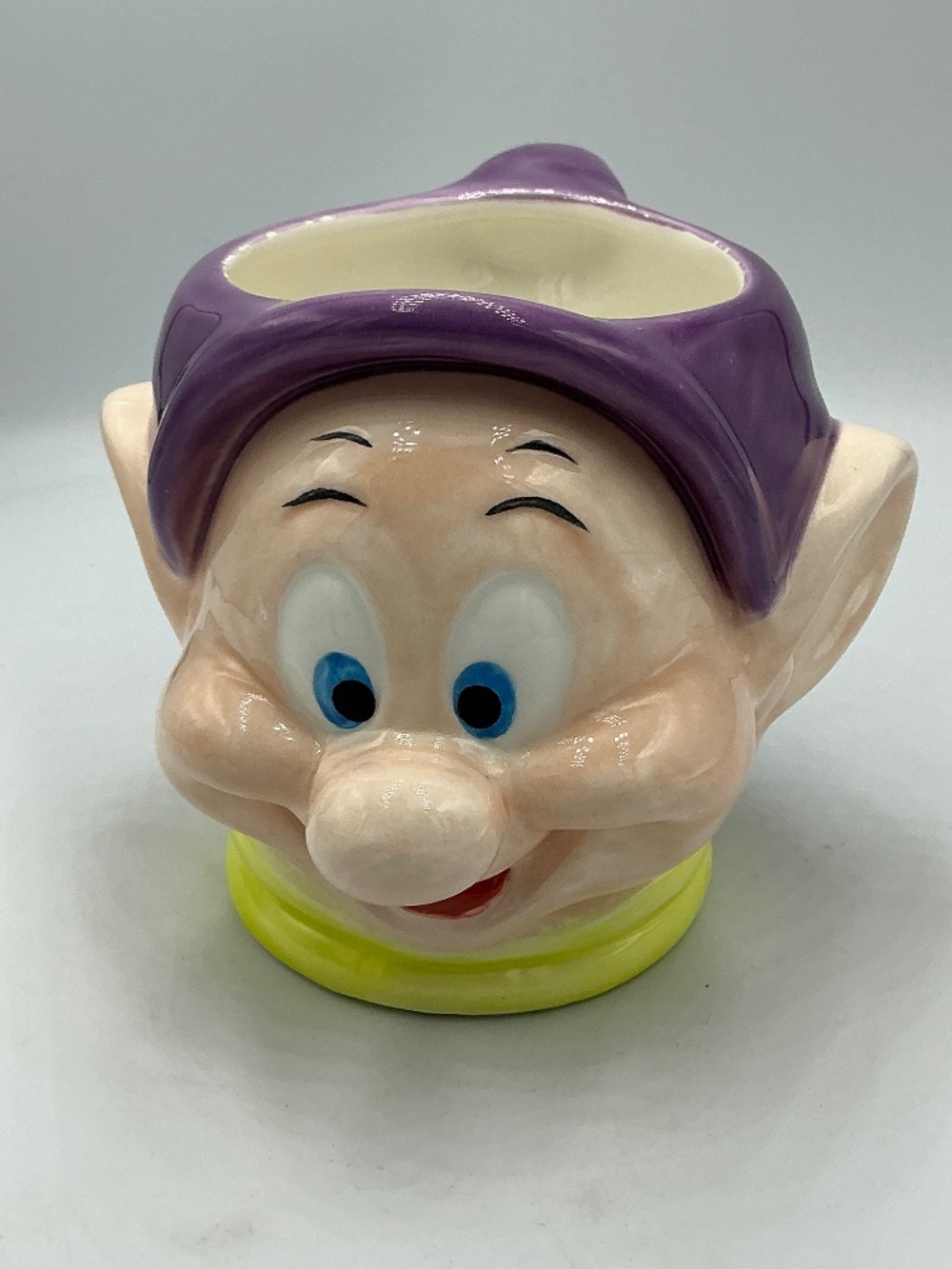 Walt Disney Dopey 3D Mug Vintage Applause Gift Craft Snow White Ceramic Cup